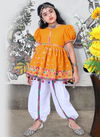Yellow Colour Garbi New Latest Designer Navratri Special Kids wear Kediya And Dhoti Collection 6 Garbi